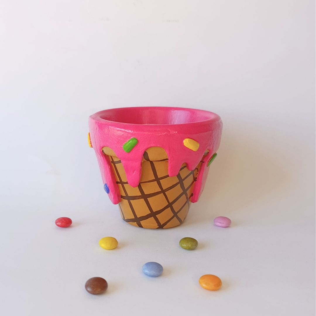🍦🌸 Maceta Helado 9cm🍦🌸