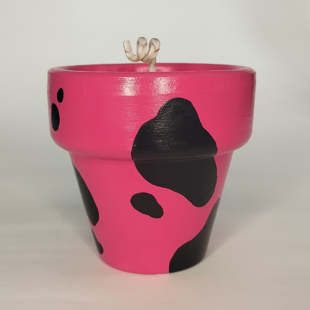 Maceta Vela 7cm Calavera Animal Print Vaca