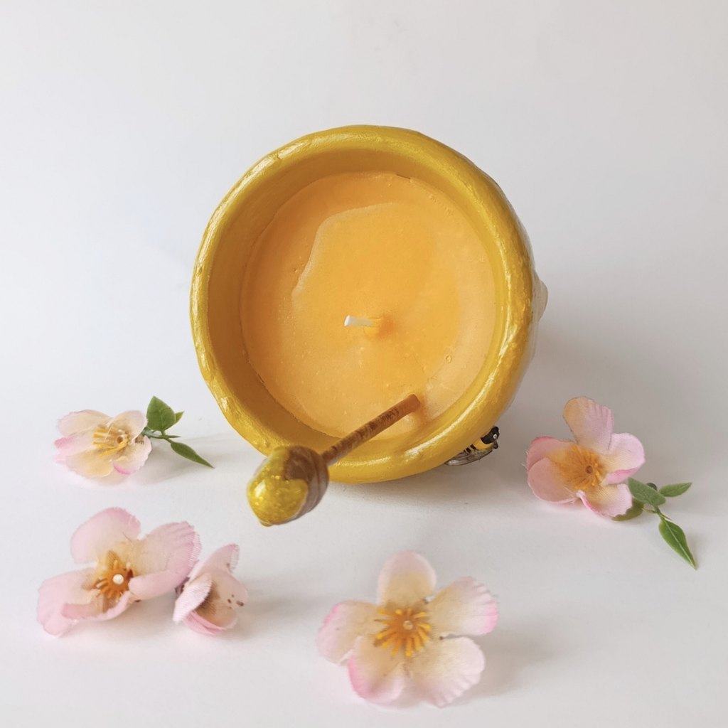 🍯 🐝 Maceta Vela Miel 9cm 🐝 🍯