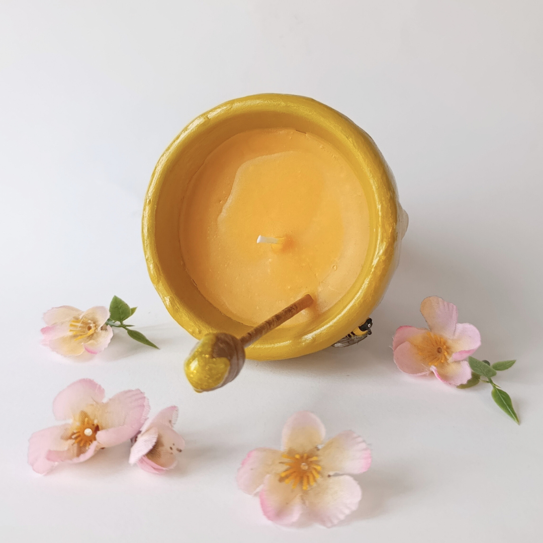 🍯 🐝 Maceta Vela Miel 9cm 🐝 🍯