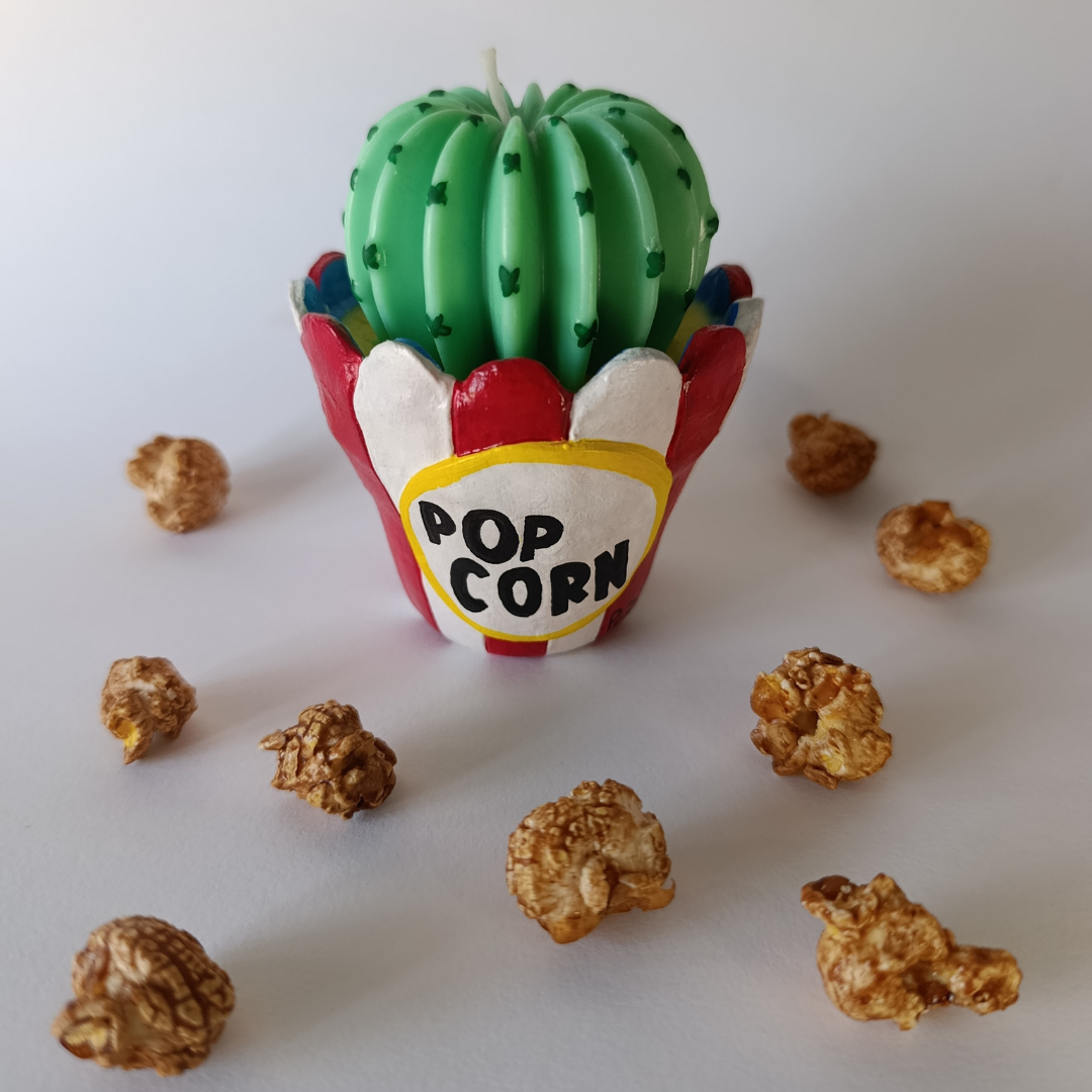 Maceta vela 7cm Palomitas Dulces