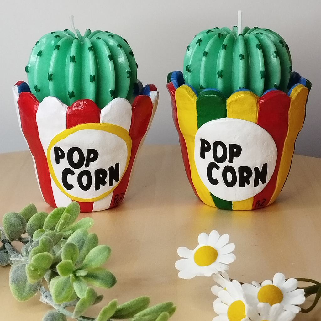 Maceta vela 7cm Palomitas Dulces