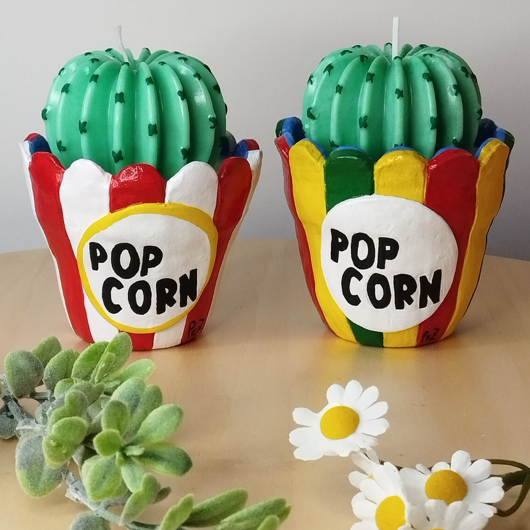 Maceta vela 7cm Palomitas Dulces